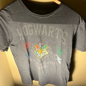 Harry Potter Men’s Hogwarts School of Witchcraft and Wizardry w/Crest Tee